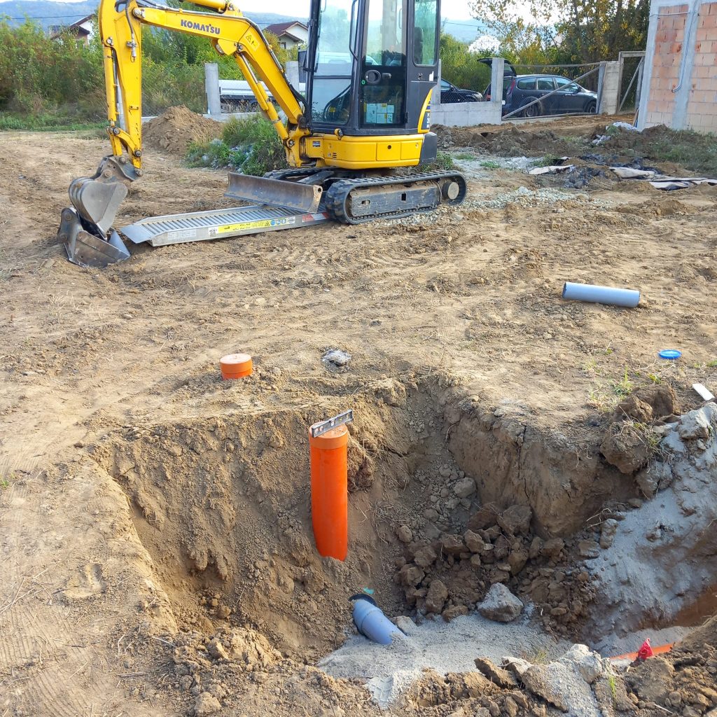 montaj fosa septica valcea